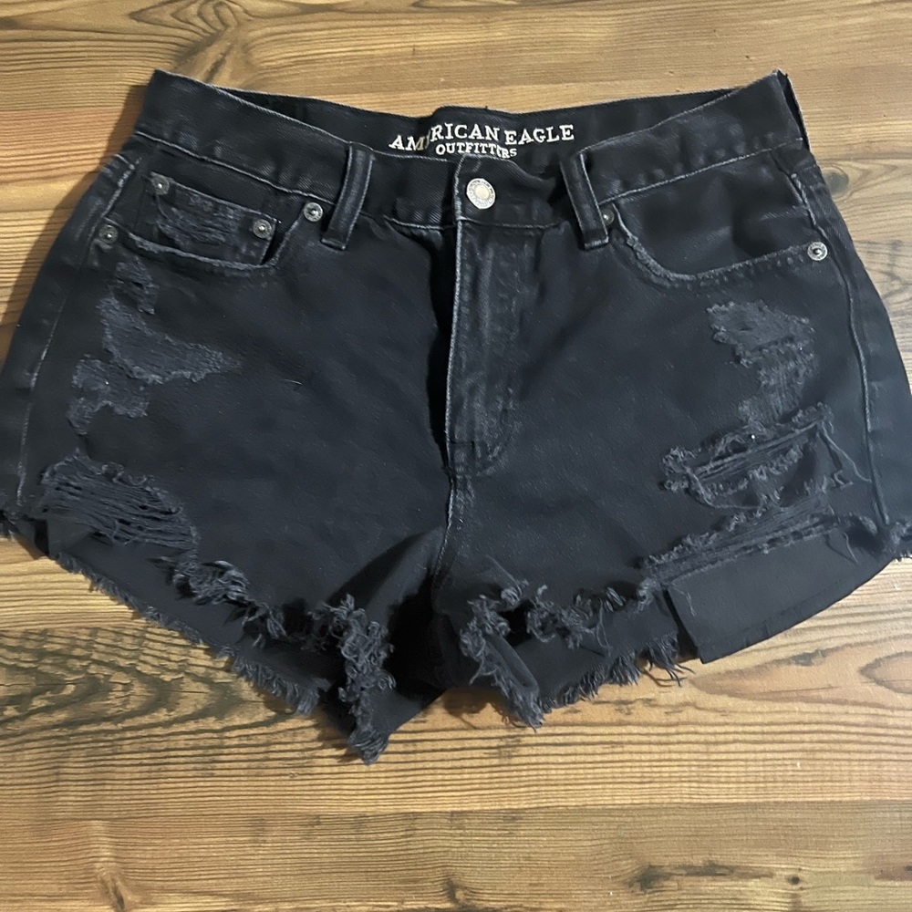 American eagle high rise festival shorts